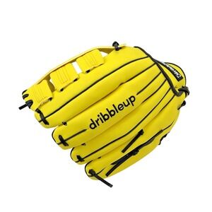 DribbleUp Smart Baseball Glove 11.5 Yellow Black Left Hand Training Glove